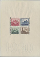 Deutsches Reich - Weimar: 1930, IPOSTA-Block In Originalgröße, In Postfrischer E - Unused Stamps