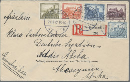 Deutsches Reich - 3. Reich: 1932/1936, Destination Ostafrika, Zwei Briefe: Nothi - Cartas & Documentos