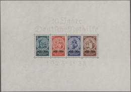 Deutsches Reich - 3. Reich: 1933, Nothilfeblock, Originalgröße, Tadellos Postfri - Neufs