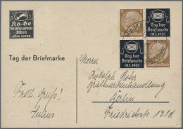 Deutsches Reich - 3. Reich: 1937, 3 Pfg. Hindenburg Mit Privatem Überdruck: Schö - Storia Postale