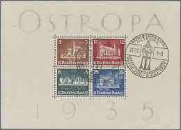 Deutsches Reich - 3. Reich: 1935 OSTROPA-Block Mit Sonderstempel Königsberg Vom - Usados