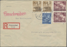 Deutsches Reich - 3. Reich: 1943, 15 (+10) Pfg Heldengedanktag (I), UNGEZÄHNTES - Cartas & Documentos