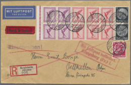 Deutsches Reich - Zusammendrucke: 1931, Komplettes H-Blatt 10 U.15 Pf. Flugpost - Se-Tenant