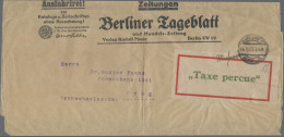 Deutsches Reich - Lokalausgaben 1918/23: BERLIN C 2: 1923, Gebührenzettel Im Gro - Briefe U. Dokumente