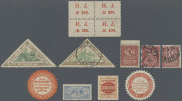 Deutsches Reich - Privatpost (Stadtpost): 1884-1896 "Berlin Paketfahrt": Neun Sp - Posta Privata & Locale