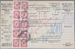 Deutsches Reich - Privatpost (Stadtpost): 1888 "Berliner Paketfahrt": Komplette - Correos Privados & Locales