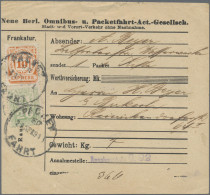 Deutsches Reich - Privatpost (Stadtpost): BERLIN: 1891, Packet-Fahrt, 20 Pfg. Gr - Private & Local Mails