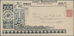 Deutsches Reich - Privatpost (Stadtpost): BERLIN: Packetfahrt Streifband 1 Pf Mi - Postes Privées & Locales