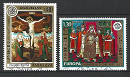 Timbre   Andorre Francais  En Oblitere  N  243/244 - Used Stamps