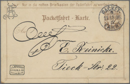 Deutsches Reich - Privatpost (Stadtpost): BERLIN: 1896 Berliner Packetfahrt, Gan - Posta Privata & Locale