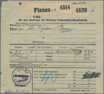 Deutsches Reich - Privatpost (Stadtpost): BERLIN: 1908, Packet-Fahrt, 15 Pfg. He - Posta Privata & Locale