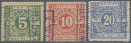 Deutsches Reich - Privatpost (Stadtpost): BERLIN: 1890 A. Warmuth Packet-Verkehr - Posta Privata & Locale