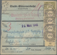 Deutsches Reich - Privatpost (Stadtpost): 1945, BERLIN/Stadt-Güter-Verkehr, 1x 1 - Private & Lokale Post