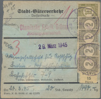 Deutsches Reich - Privatpost (Stadtpost): 1945, BERLIN/Stadt-Güter-Verkehr, 1x 1 - Correos Privados & Locales