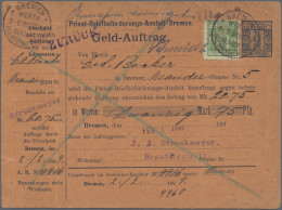 Deutsches Reich - Privatpost (Stadtpost): 1886/1900, BREMEN/Briefbeförderungsans - Postes Privées & Locales