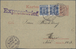 Deutsches Reich - Privatpost (Stadtpost): 1896, BREMEN/Privat-Beförderungsanstal - Private & Local Mails