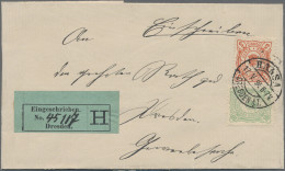 Deutsches Reich - Privatpost (Stadtpost): 1894, DRESDEN/Hansa, 10 Pf. Bienenkorb - Private & Local Mails