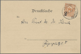 Deutsches Reich - Privatpost (Stadtpost): 1893, HALLE/Courier, Aufdruck Des Neue - Private & Local Mails