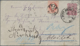 Deutsches Reich - Ganzsachen: 1876, 10 Pfg.-Umschlag, Kleines Format, Zufrankier - Other & Unclassified