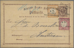 Deutsches Reich - Bahnpost: DORTMUND - DEUTZ, L 3 Auf Postkarte ½ Gr., Zufrankie - Other & Unclassified