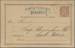 Deutsches Reich - Bahnpost: DÜSSELDORF - HERDECKE, Ra 3 Schwarz Auf Postkarte ½ - Other & Unclassified