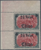 Deutsche Post In China: 1919, 2½ Dollar Auf 5 M Grünschwarz/ Dunkelkarmin Mit Zä - Chine (bureaux)
