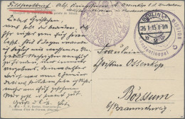 Militärmission: 1915, "MILITÄR-MISSION * Konstantinopel *" Provisorischer Zweisp - Turkey (offices)