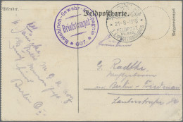 Militärmission: 1916 /21.8.), MIL.MISS.1.EXPEDITIONSKORPS Auf FP-Karte Aus "Ägyp - Turquia (oficinas)