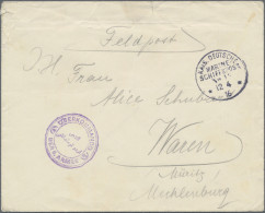 Militärmission: 1916 (12.4.), MSP No. 14 Auf FP-Brief Aus Bagdad (Irak) Mit Rück - Turkey (offices)