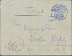 Militärmission: 1916 (20.11.), "DEUTSCHE MILITÄR-MISSION FELDPOST" Provisorische - Turchia (uffici)