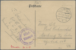 Militärmission: 1918 (28.6.), Tarnstempel "Deutsche Feldpost ***" (DFP 371 Tull - Deutsche Post In Der Türkei