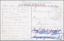 Militärmission: 1916 - 1917 Fünf FP-Karten Mit Stempel ALEPPO, A.O.K.4 (2), BOSA - Turchia (uffici)