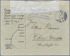 Militärmission: 1916 (30.6.), MIL.MISS.KONSTANTINOPEL Mit Nebengesetztem Päckche - Turquia (oficinas)