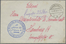 Militärmission: 1918 (25.10.), Tarnstempel "Deutsche Feldpost ***" Auf Spätem FP - Turkey (offices)