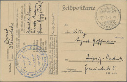 Militärmission: 1918 (28.2.), MIL.MISS.MAMURE Auf FP-Karte Eines Oberarztes Mit - Turkse Rijk (kantoren)