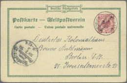 Deutsch-Neuguinea - Ganzsachen: 1899, 10 Pfg. Aufdruck, Privatganzsachenkarte "G - Deutsch-Neuguinea