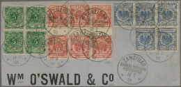 Deutsch-Ostafrika - Vorläufer: Zanzibar: 1891, Wunderschönes Großes Briefstück D - Africa Orientale Tedesca