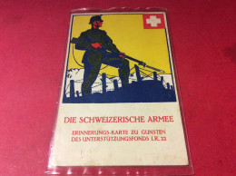 ️ Die Schweizerische Armée Erinnerungs Karts Zu Gunsten Des Unterstutzungsfonds L R 22 - Risch-Rotkreuz