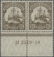 Deutsch-Ostafrika: 1905/20, Schiff Mit Wz., 2½ H., Postfrisches Waagerechtes Unt - Africa Orientale Tedesca