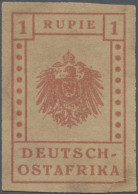 Deutsch-Ostafrika: 1916, WUGA, 1 R. Graurot, Ungebraucht, In üblicher Beschaffen - Africa Orientale Tedesca