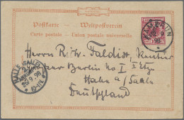 Deutsche Kolonien - Kamerun - Ganzsachen: 1898, 10 Pfg. Aufdruck, Privatganzsach - Camerun