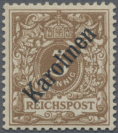 Deutsche Kolonien - Karolinen: 1899, Adler, Diagonaler Aufdruck, 3 Pfg., Ungebra - Caroline Islands