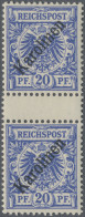 Deutsche Kolonien - Karolinen: 1899, 20 Pf. Krone/Adler Violettultramarin Mit Au - Islas Carolinas