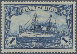 Deutsche Kolonien - Kiautschou: 1905, ½ $ Kaiseryacht Dunkelblau Mit Wasserzeich - Kiautschou