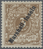 Deutsche Kolonien - Marshall-Inseln: 1899, 3 Pfg Lebhaftbraun, Farbfrisch In Pos - Marshall