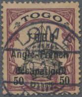 Deutsche Kolonien - Togo - Britische Besetzung: 1914, 50 Pfg. Kaiseryacht Mit Dr - Togo