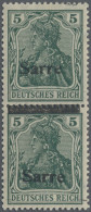 Deutsche Abstimmungsgebiete: Saargebiet: 1920, Germania 5 Pfg Schwärzlichbräunli - Unused Stamps