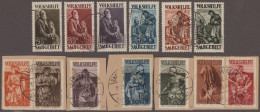 Deutsche Abstimmungsgebiete: Saargebiet: 1928 - 1934, Volkshilfe 40 C. Bis 3 Fr. - Oblitérés