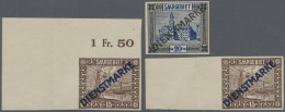 Deutsche Abstimmungsgebiete: Saargebiet - Dienstmarken: 1922, Freimarken 15 C Mi - Servizio