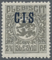 Deutsche Abstimmungsgebiete: Schleswig - Dienstmarken: 190, 2½ Pf Dunkelolivgrau - Altri & Non Classificati